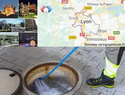 debouchage de canalisation bouchee Lyon