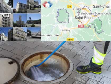 debouchage de canalisation bouchée Saint-Étienne (42000)