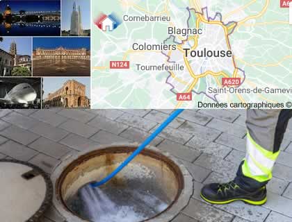 debouchage canalisation bouchée Toulouse